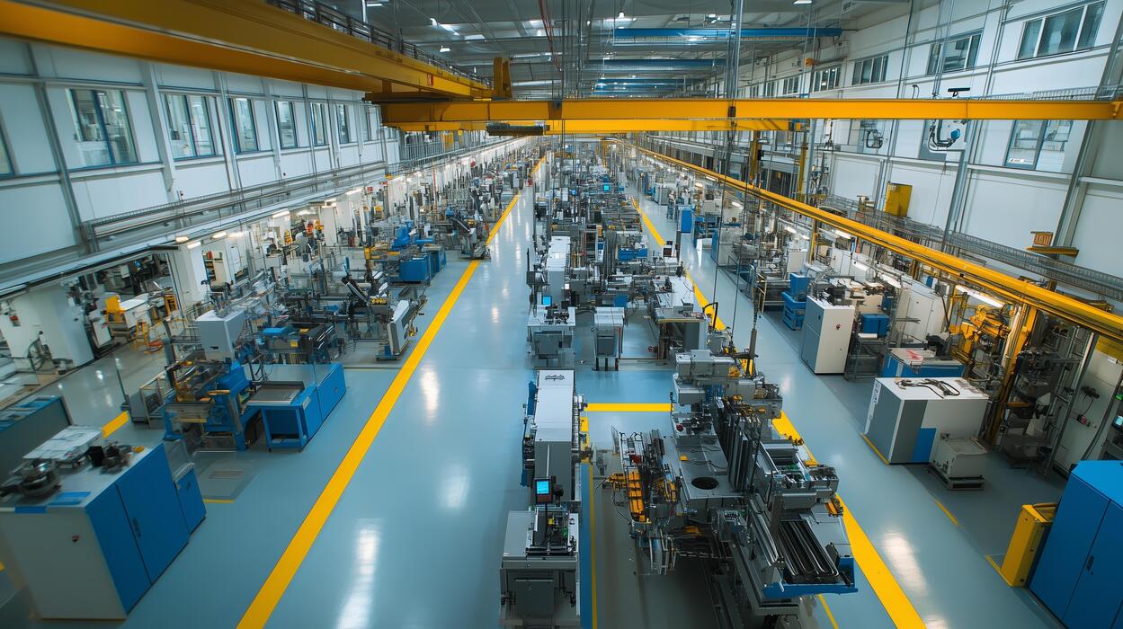 Modern manufacturing facility